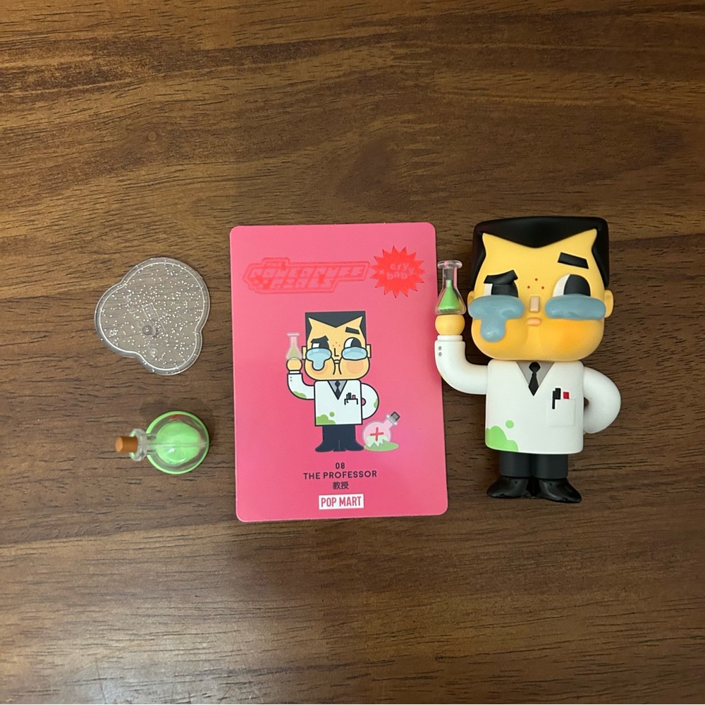 Crybaby x Pop Mart 
The Powerpuff Girls The Professor 
#Collectible